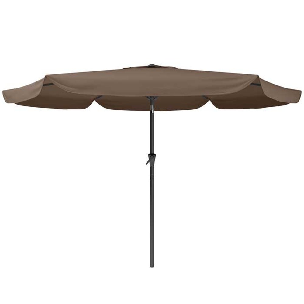 Brown Tilting Patio Umbrella