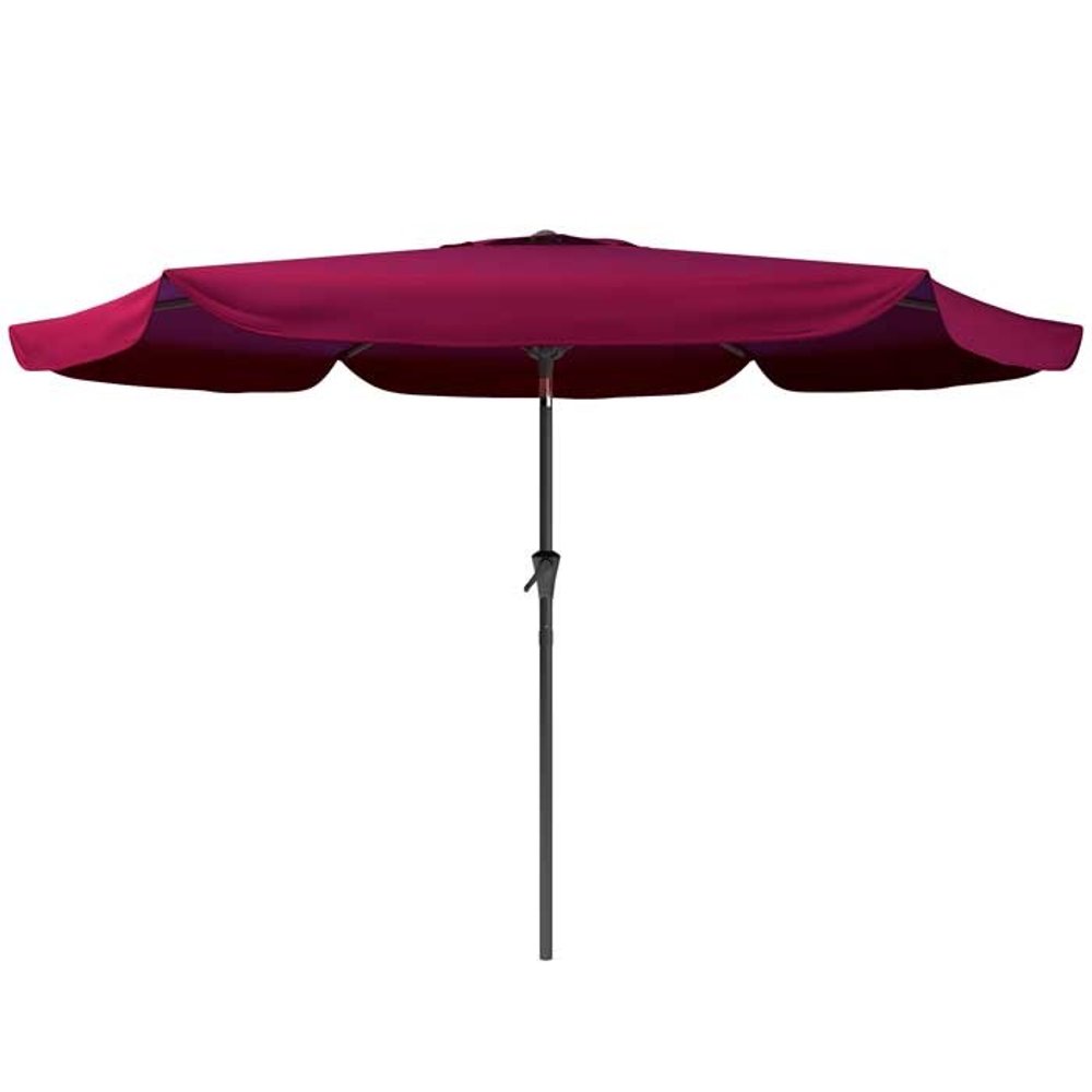 Red Tilting Patio Umbrella