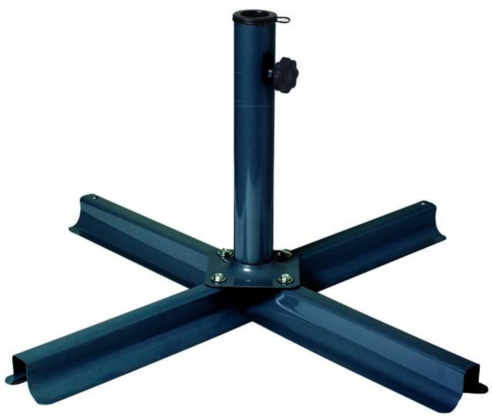 Gray/Black Patio Umbrella Stand