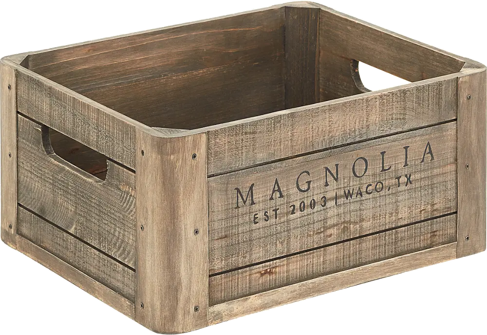 Magnolia Home Furniture Vintage Wooden Crate-1