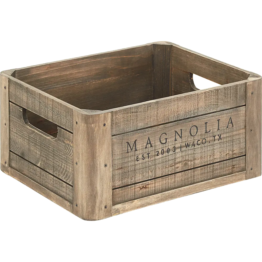 Magnolia Home Furniture Vintage Wooden Crate-1