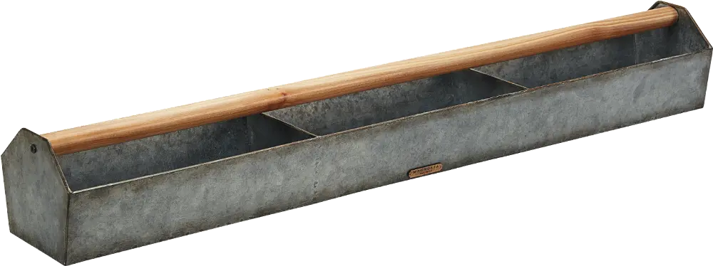 Magnolia Home Furniture Metal Trough with Wood Handle-1