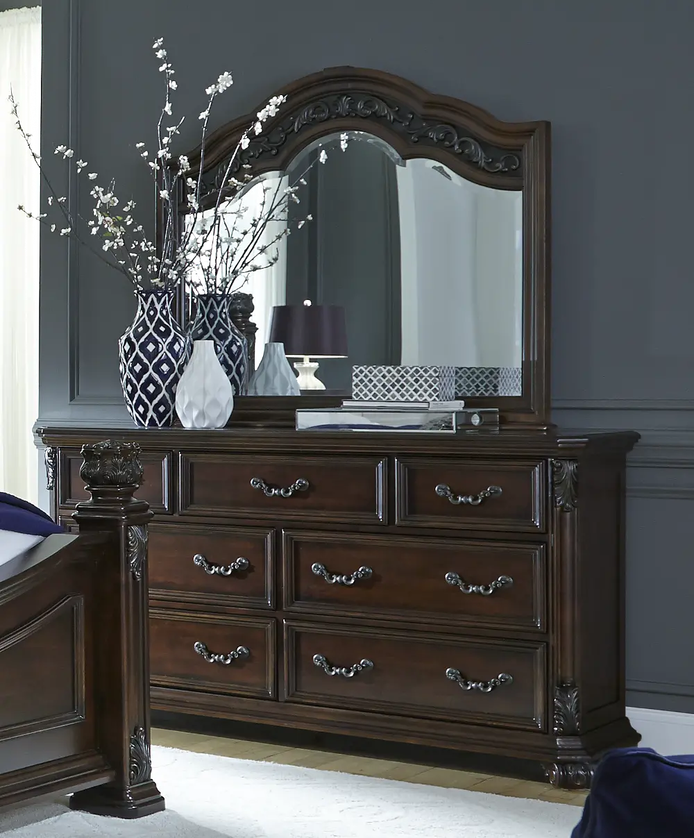 Messina Brown Dresser-1