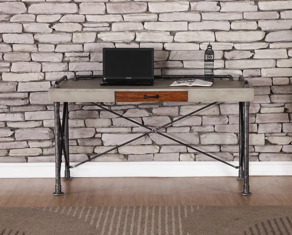 Contemporary Office Desk - Steampunk-1