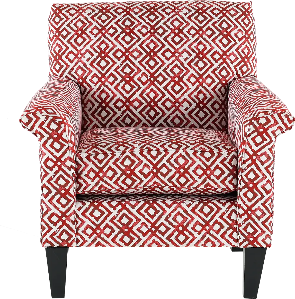 Naomi Red Accent Chair-1