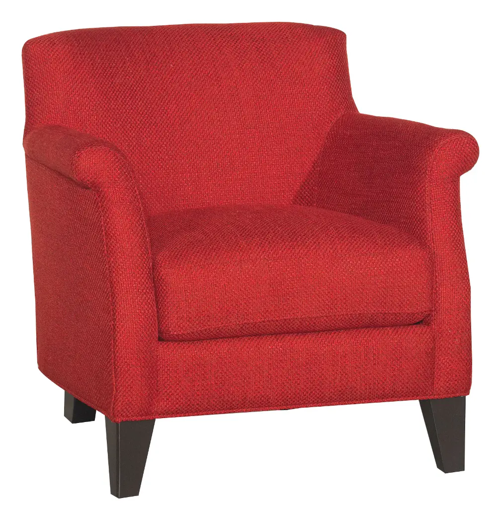 041-57 Classic Contemporary Crimson Red Accent Chair - Kate-1