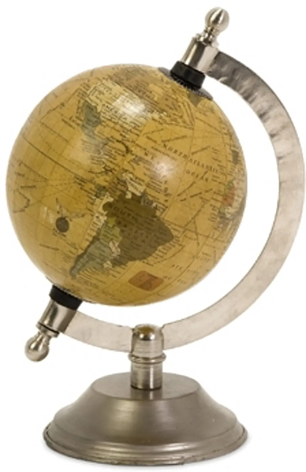 Colony Globe with Nickel Finished base - Globes Collection-1