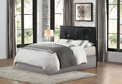 Black Upholstered Contemporary Full Queen Headboard Potrero Rc Black Upholstered Contemporary Full Queen Headboard Potrero