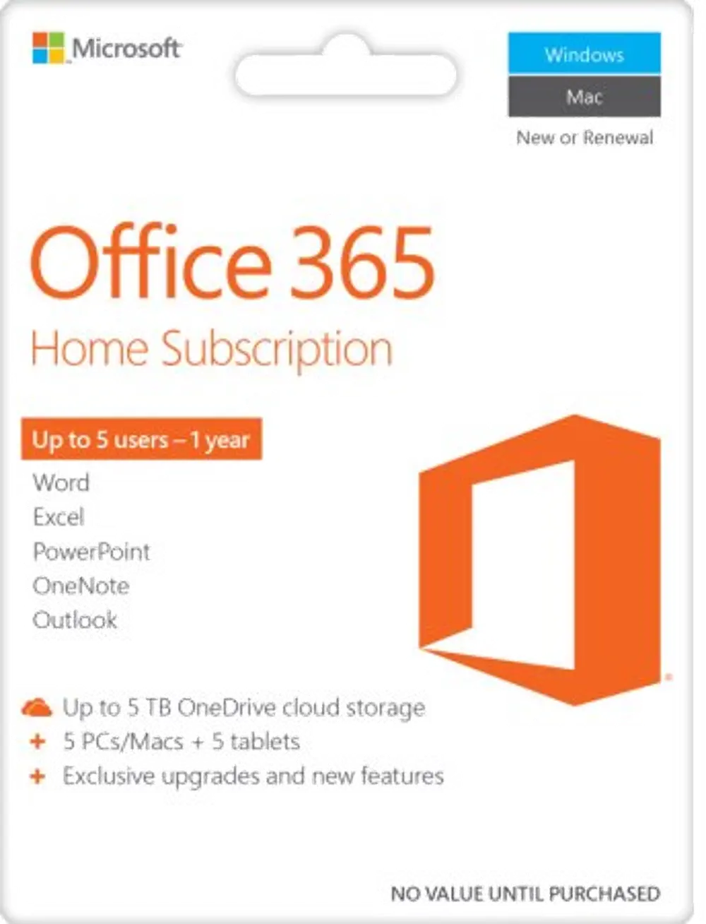 OFFICE-365-HOME-16V2 Office 365 Home Subscription -1