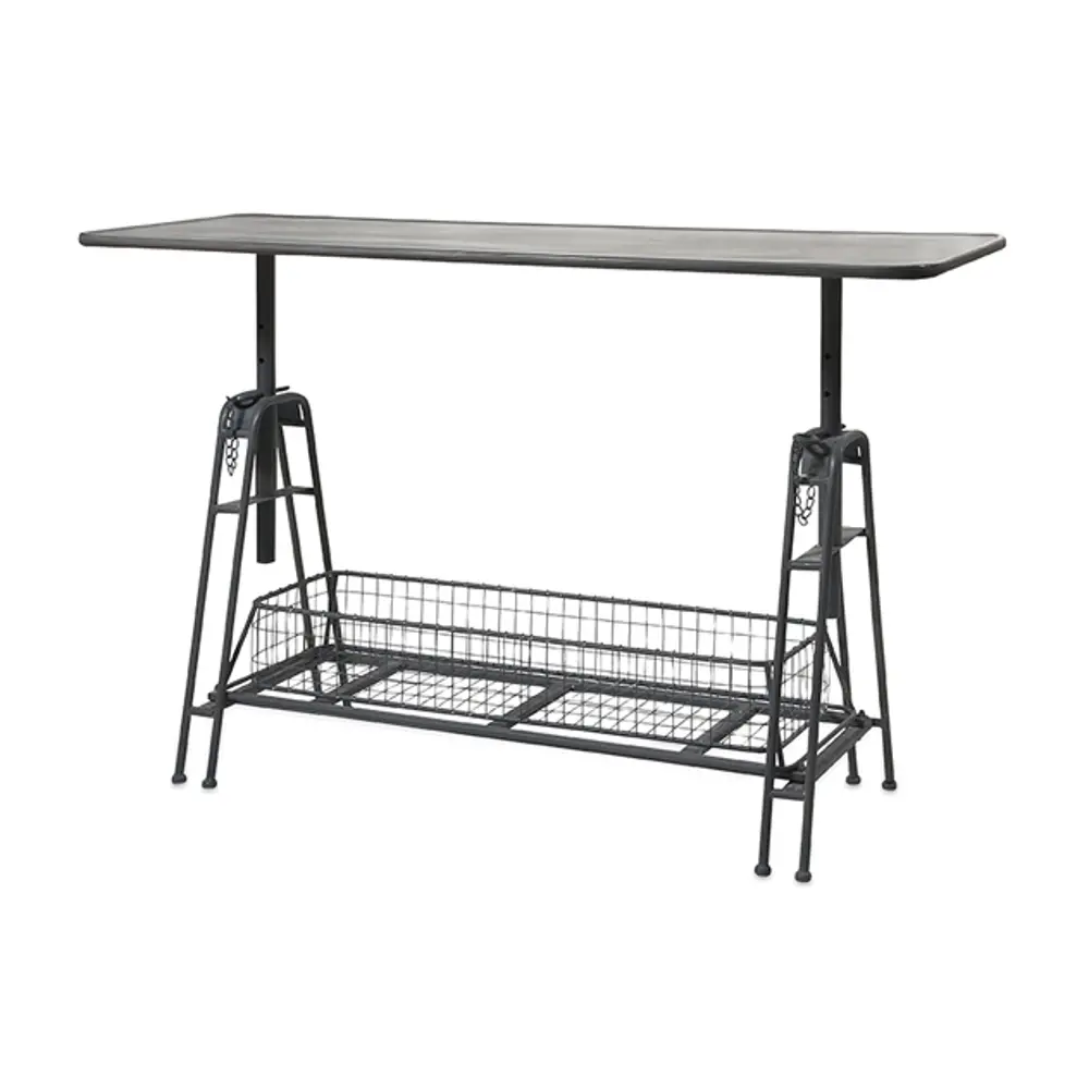 Adjustable Metal Work Table - Henry -1