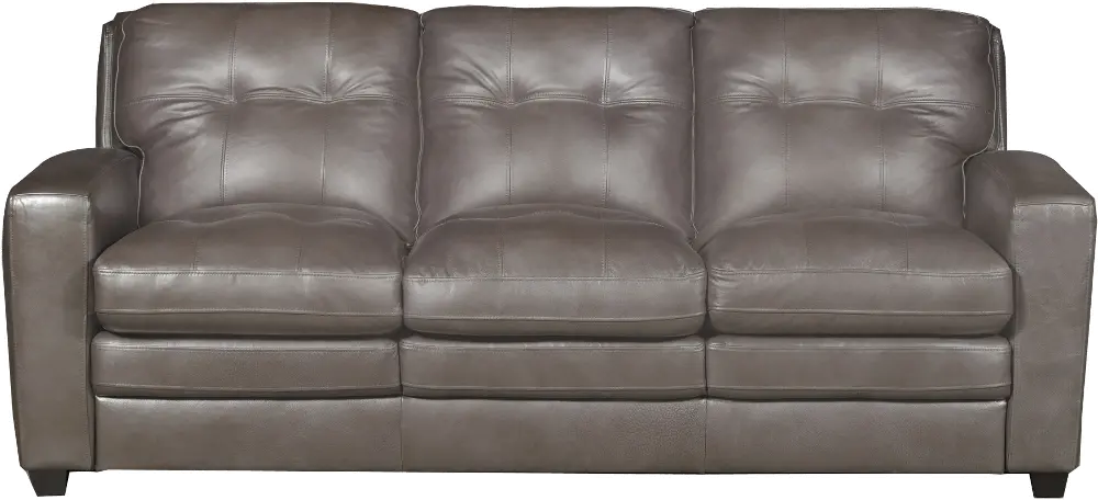 Roland Bronze Leather Sofa Bed-1