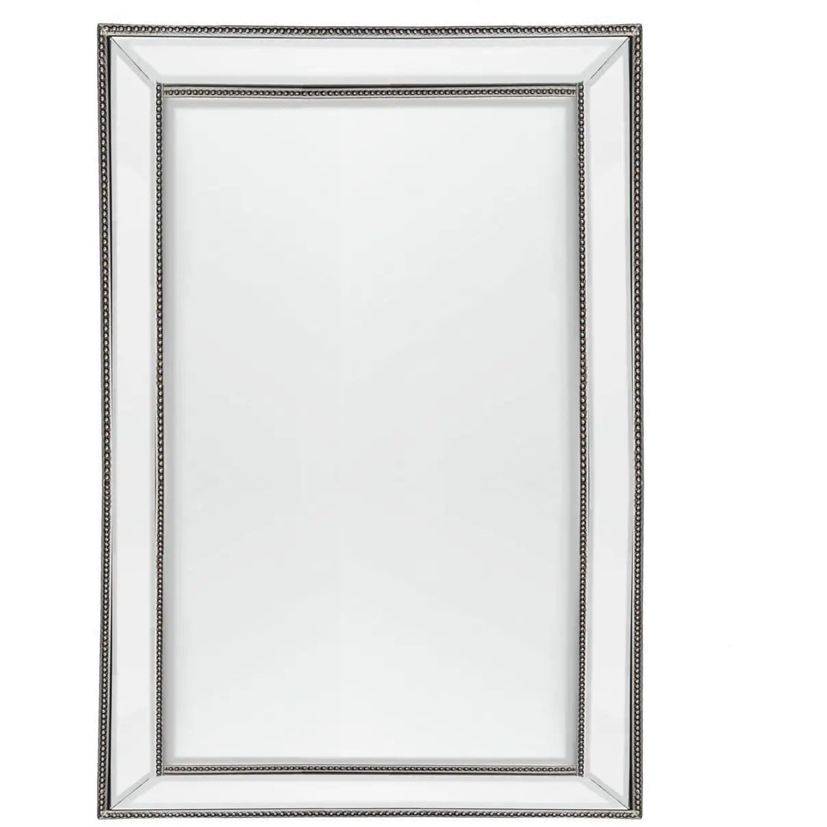 Small Silver Beaded Mirror-1