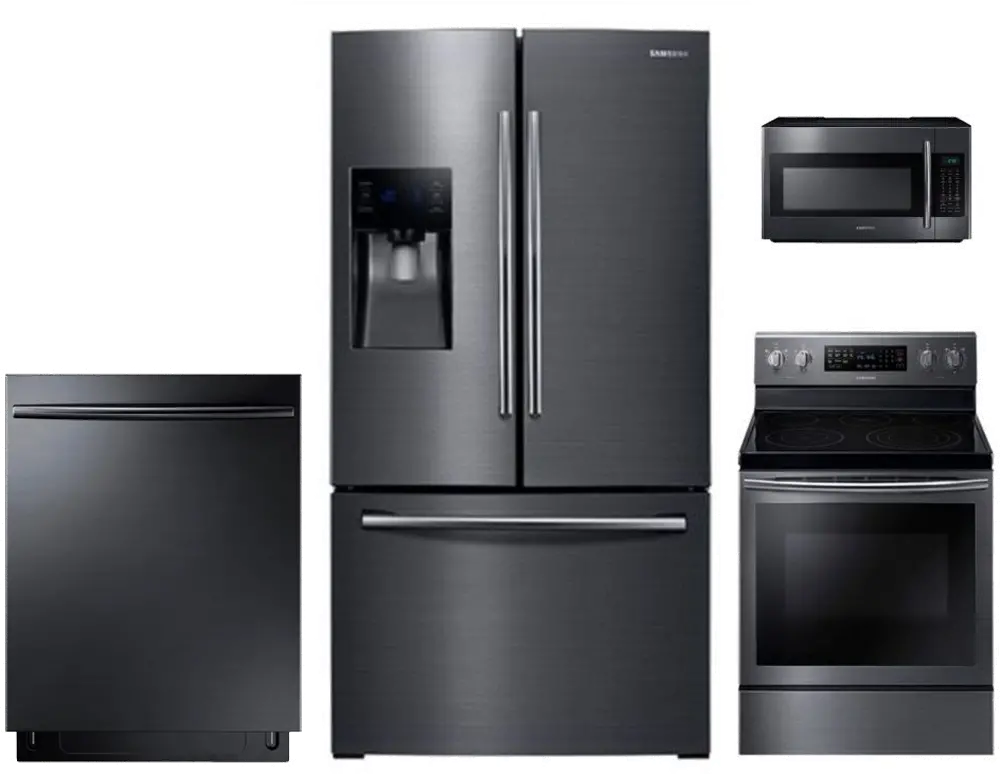 SUG-KIT Samsung Electric Kitchen Appliance Package  - Black Stainless Steel-1