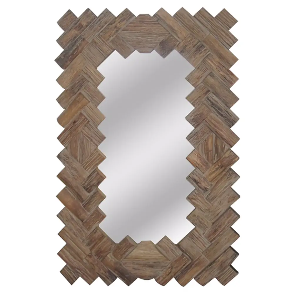 Langford Woven-Like Look Wall Mirror-1