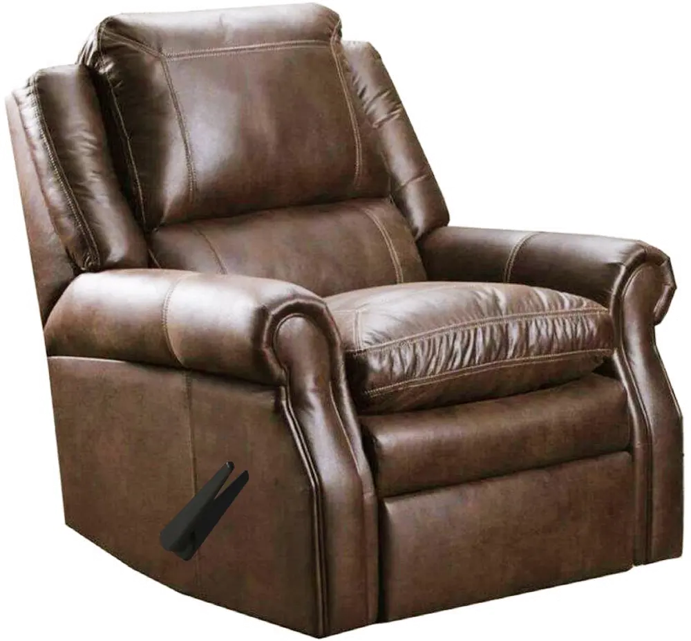 Classic Traditional Brown Rocker Recliner - Shiloh-1