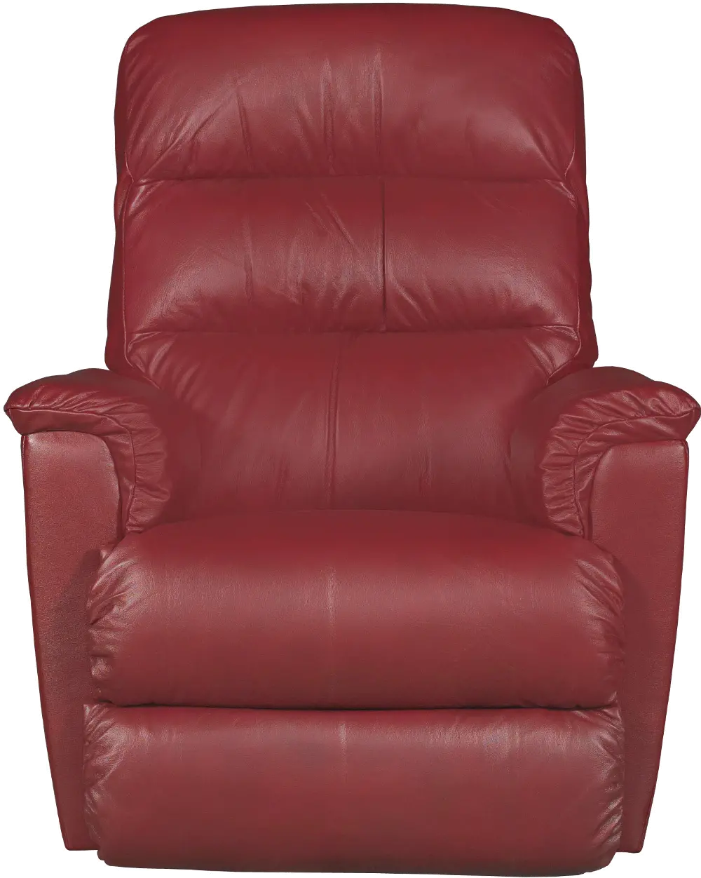 1HR-713/LB143507 Cherry Red Leather-Match Power Recliner - Tripoli-1