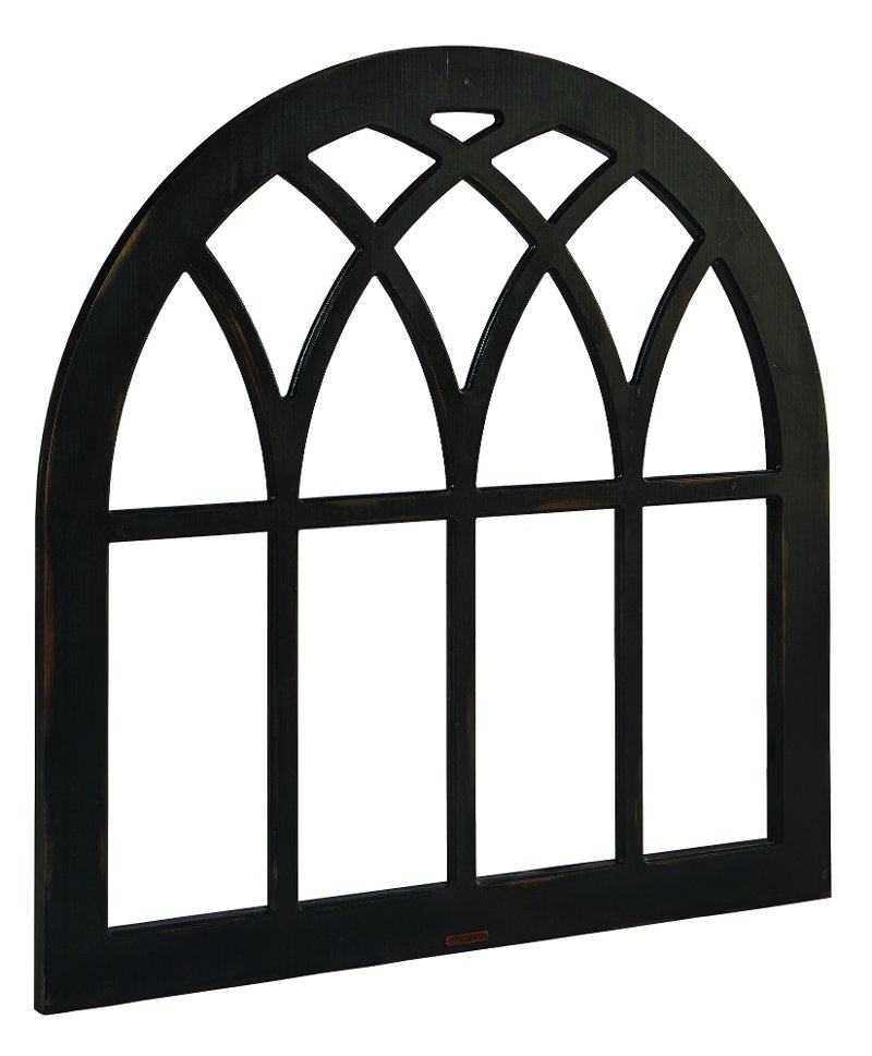 Magnolia Home Furniture Black Cathedral Window Frame Wall Decor