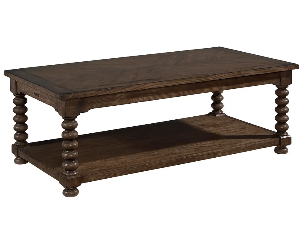 Magnolia Home Furniture Spool Leg Coffee Table-1