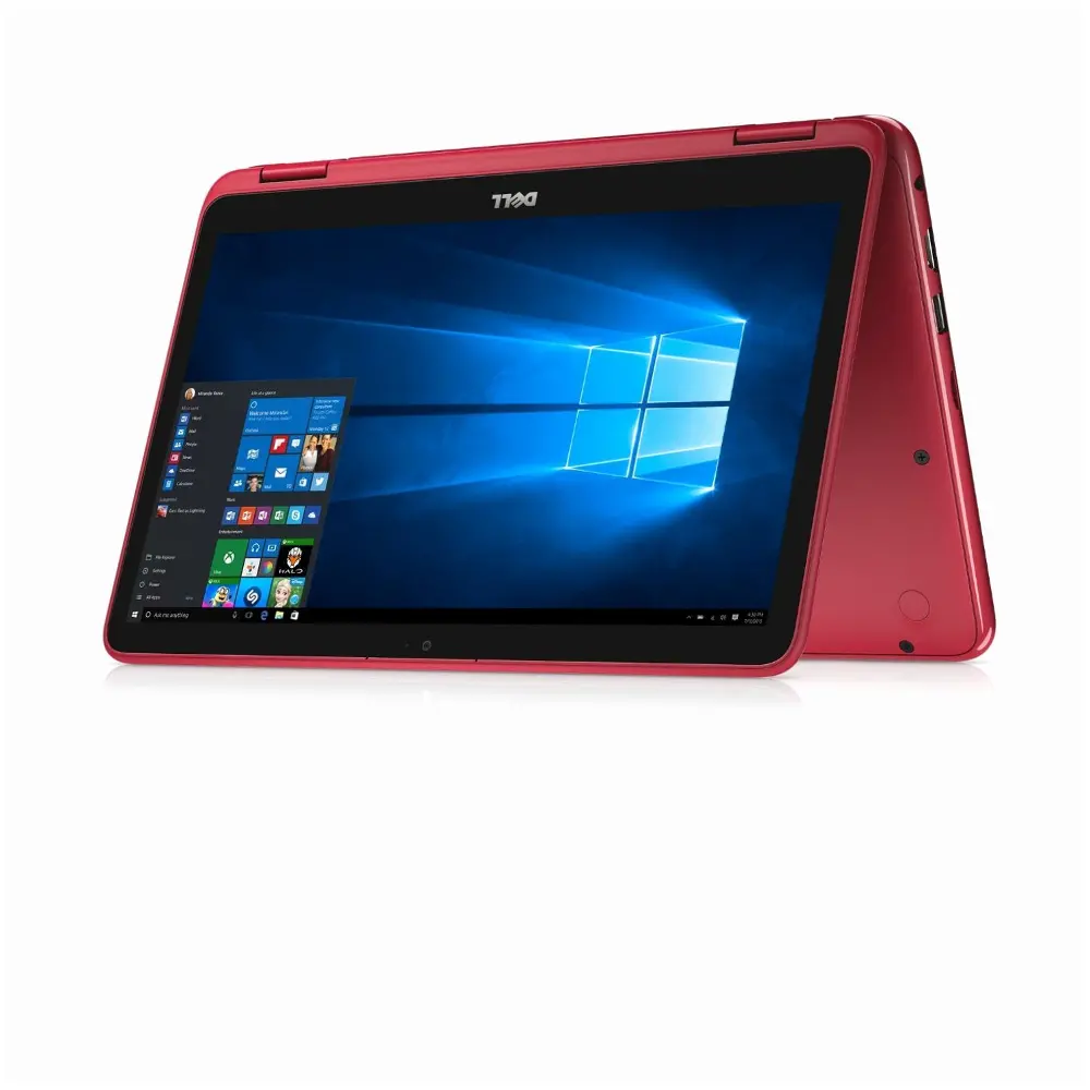 DELL I31683270 RED 11.6 Inch HD Dell i3168-3270 2-in-1 Notebook-1