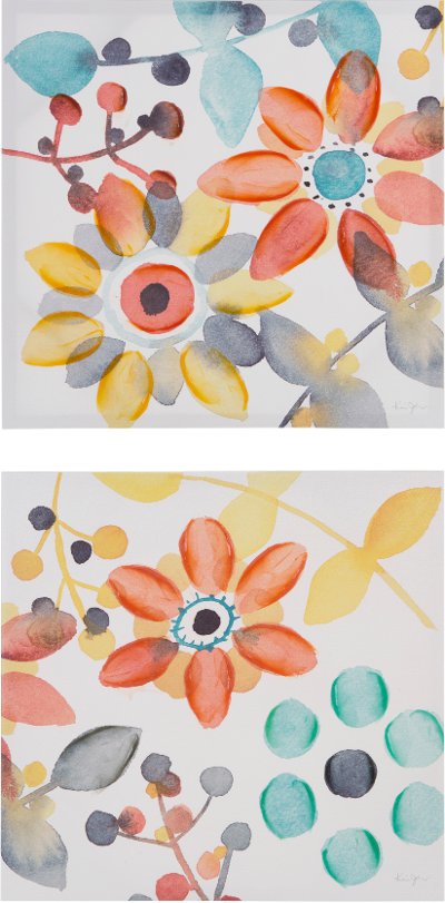 Floral Canvas Wall Art 2 piece 'sweet floral' canvas wall art | rc willey furniture store Floral Canvas Wall Art 2 piece 'sweet floral' canvas wall art | rc willey furniture store