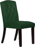 69-6VLVEMR Emily Velvet Emerald Tufted Arched Back Dining Chair- Skyline Furniture