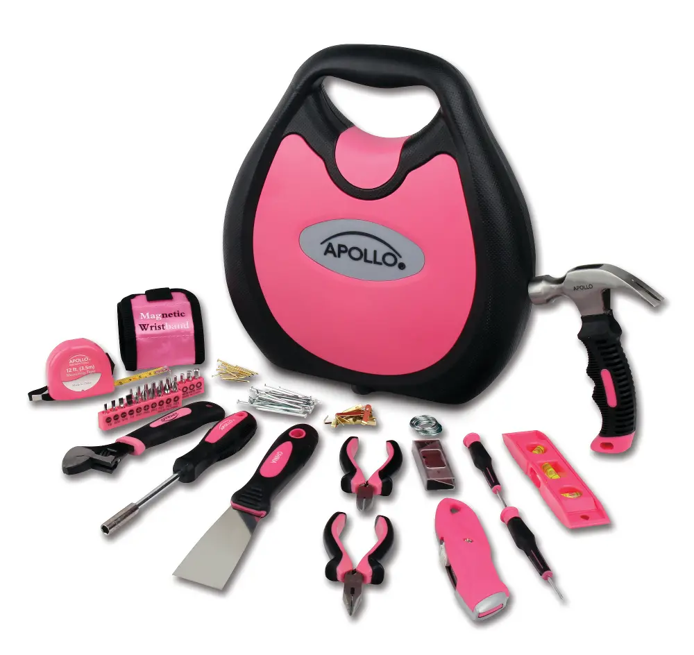 Pink 72 Piece Apollo Tool Kit-1