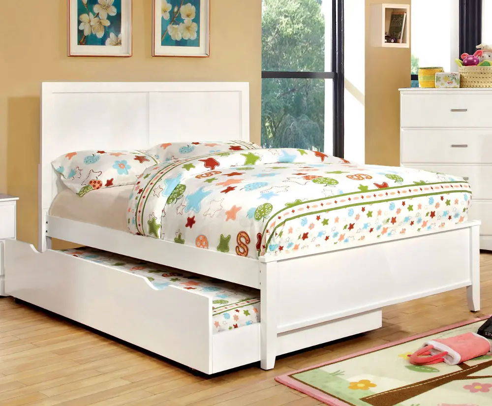 White Classic Full Bed - Prismo-1