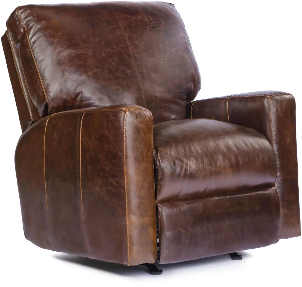 Mayfair Tobacco Brown Leather Power Recliner-1