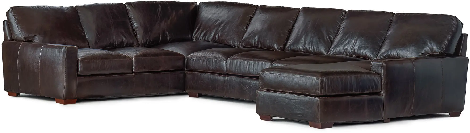 Mayfair 4-Piece Leather Sectional