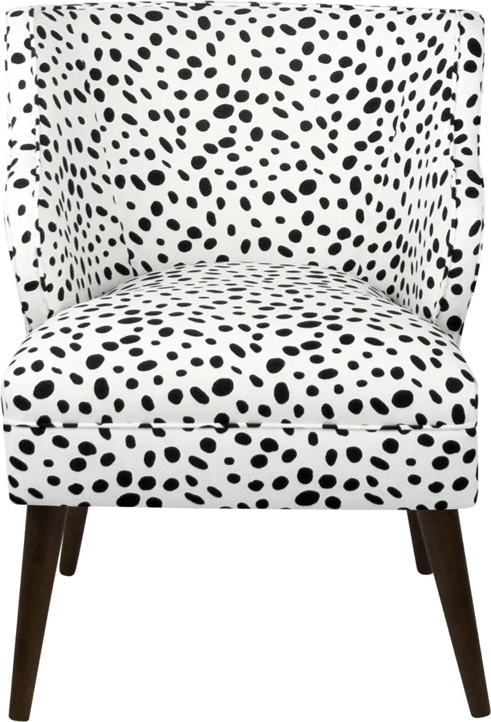 96-1TGBLCWHT Togo Black And White Modern Chair -1