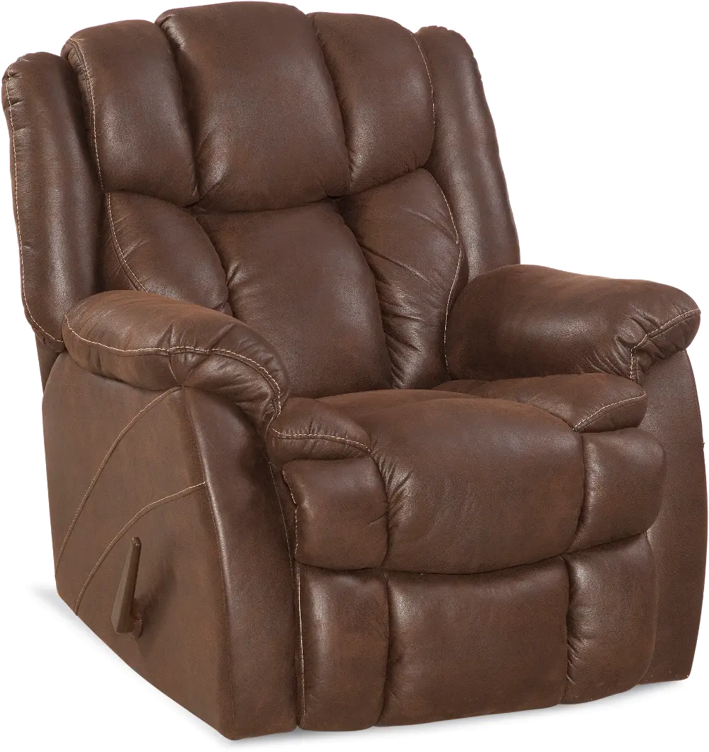 Renegade Chocolate Brown Microfiber Rocker Recliner-1