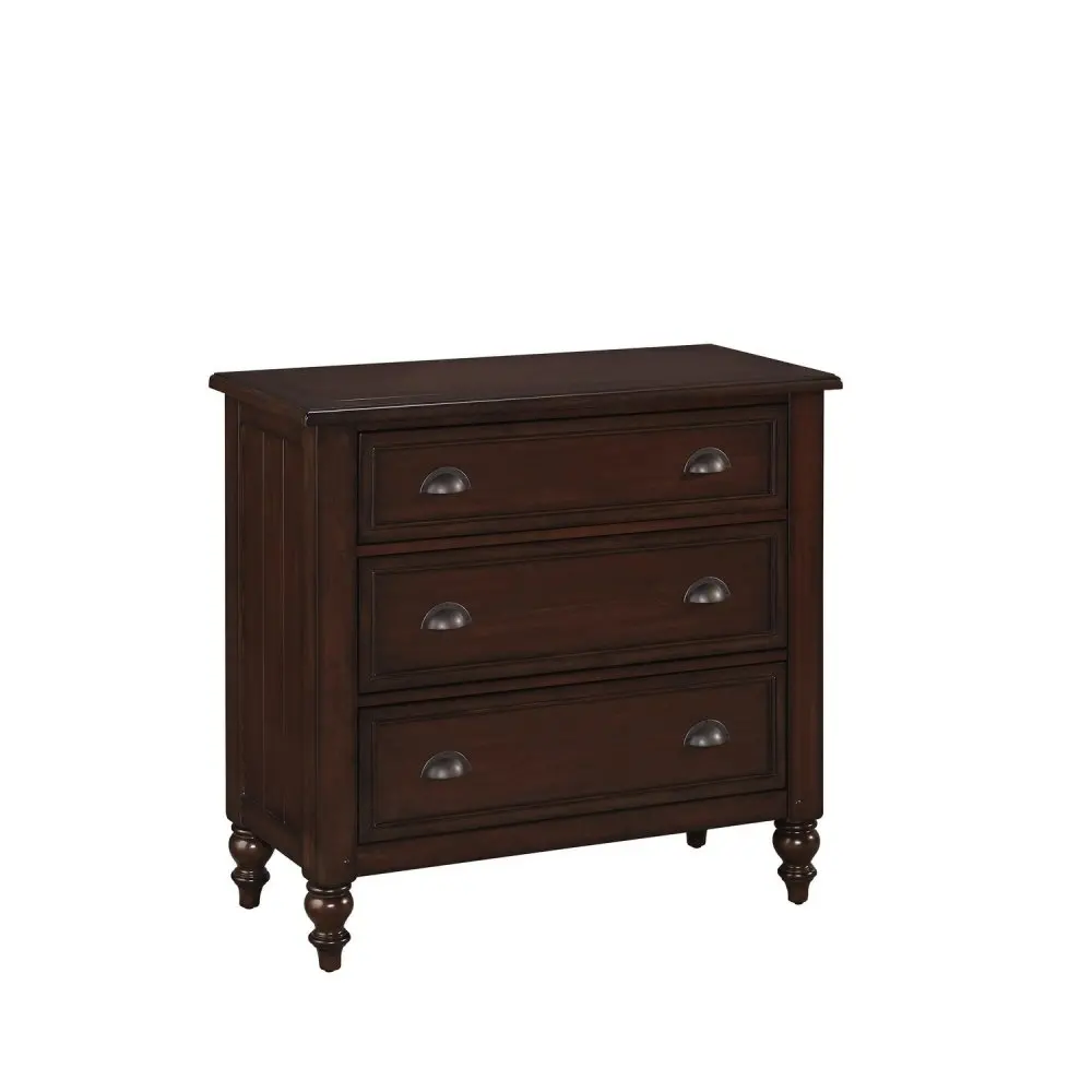 5522-41 Bourbon 3-Drawer Chest - Country Comfort -1