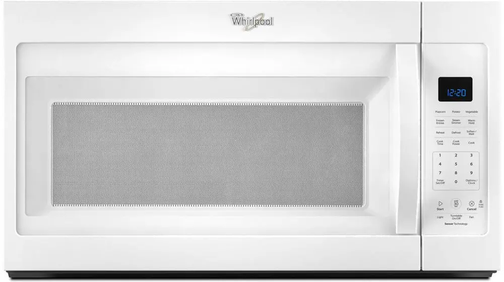 WMH32519FW Whirlpool 1.9 cu. ft. Microwave Hood Combination with Non-Stick Interior - White-1