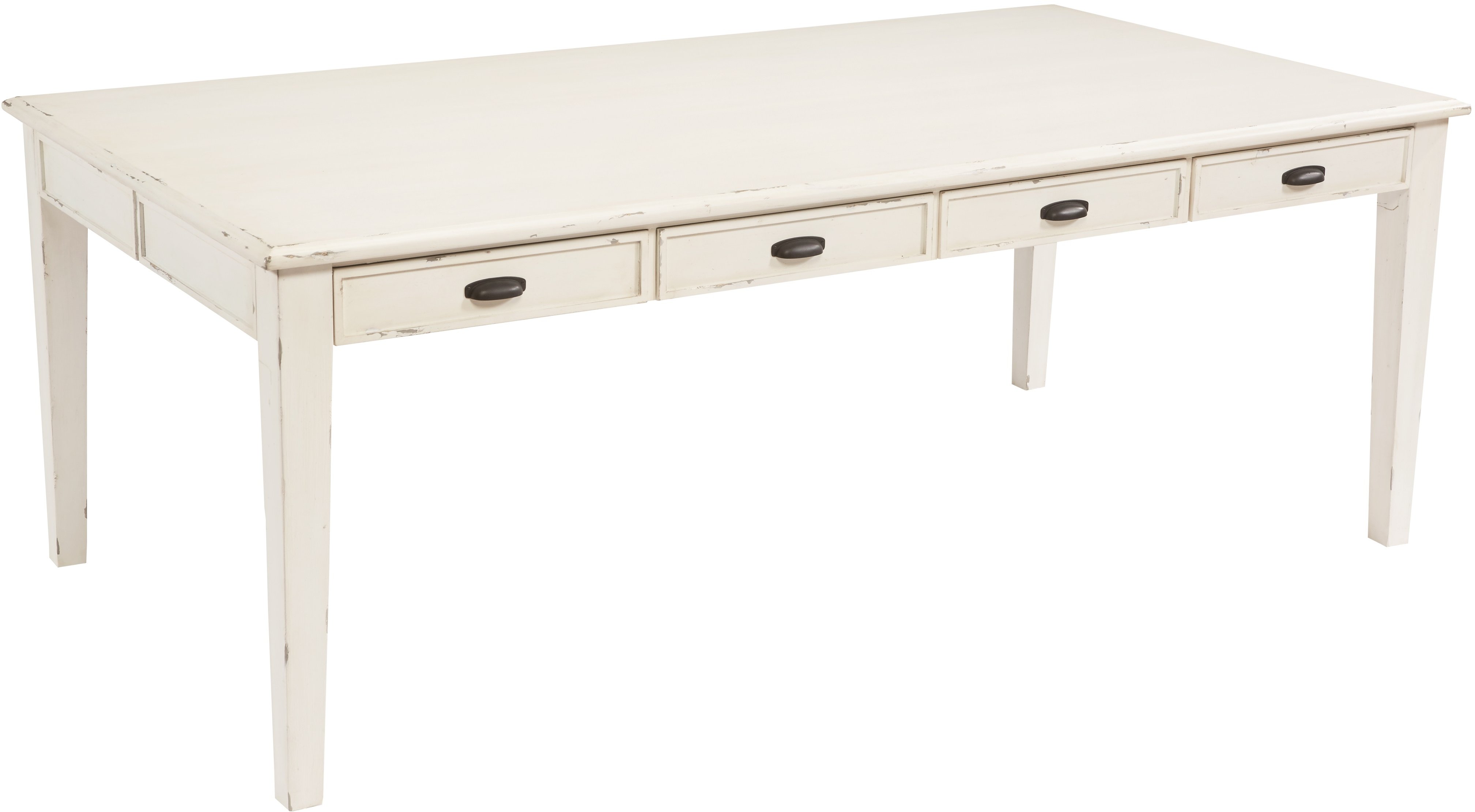 Magnolia Home Furniture White Farmhouse Dining Table rcwilley image1