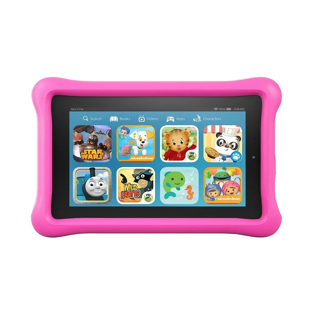 B018Y226XO Amazon Fire Kids Edition Tablet - 16GB - Pink-1