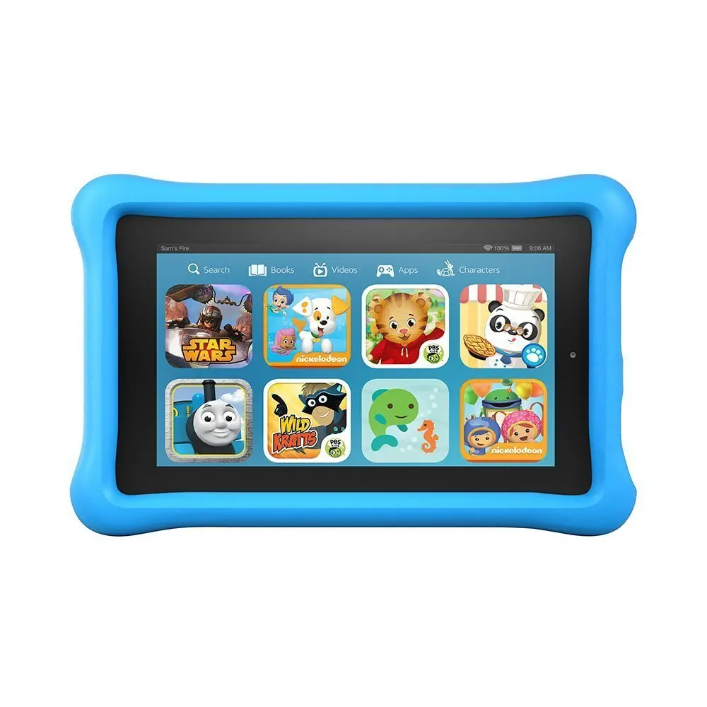 B018Y22C2Y Amazon Fire Kids Edition Tablet - 16GB - Blue-1