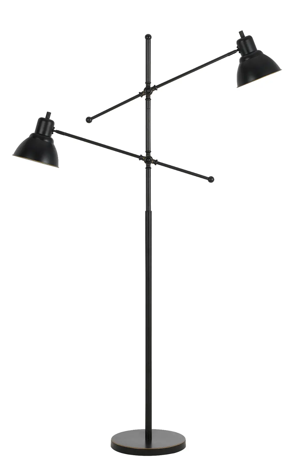 Metal Floor Lamp with Adjustable Arms-1