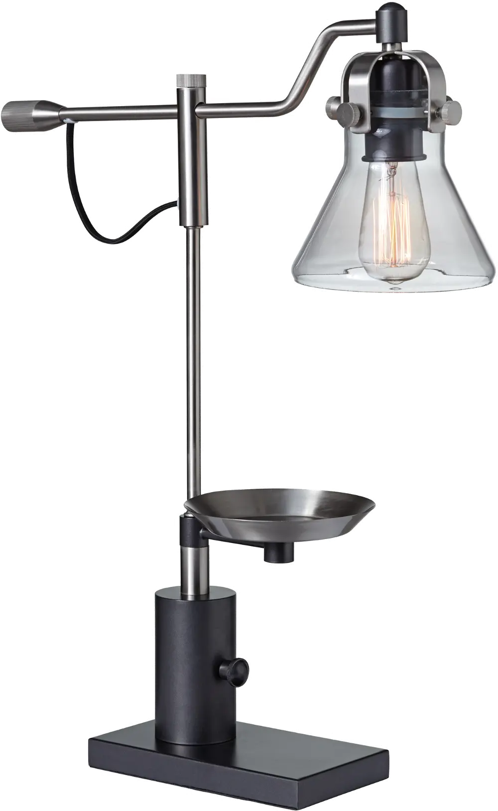 Lab Table Lamp with Metal Base-1