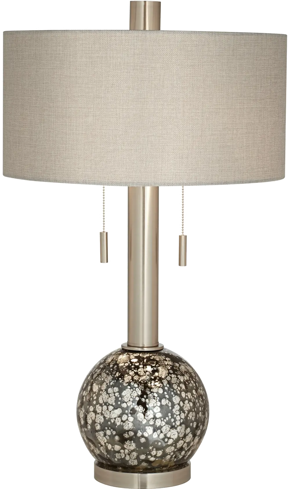 Brushed Steel Mercury Table Lamp-1