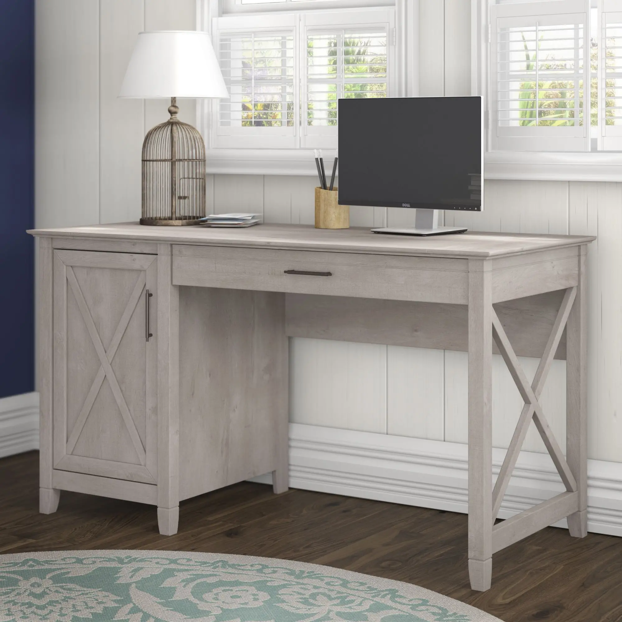 https://static.rcwilley.com/products/110355369/Gray-Single-Pedestal-Desk-54-Inch---Bush-Furniture-rcwilley-image1.webp