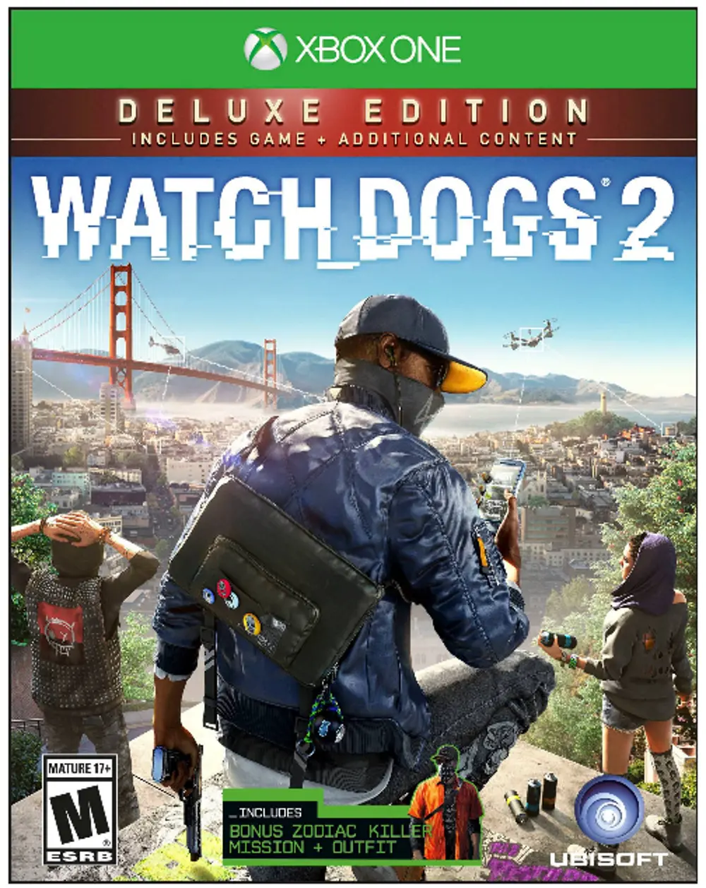 XB1 UBI 02282 Watch Dogs 2: Day 1 Deluxe Edition - Xbox One-1