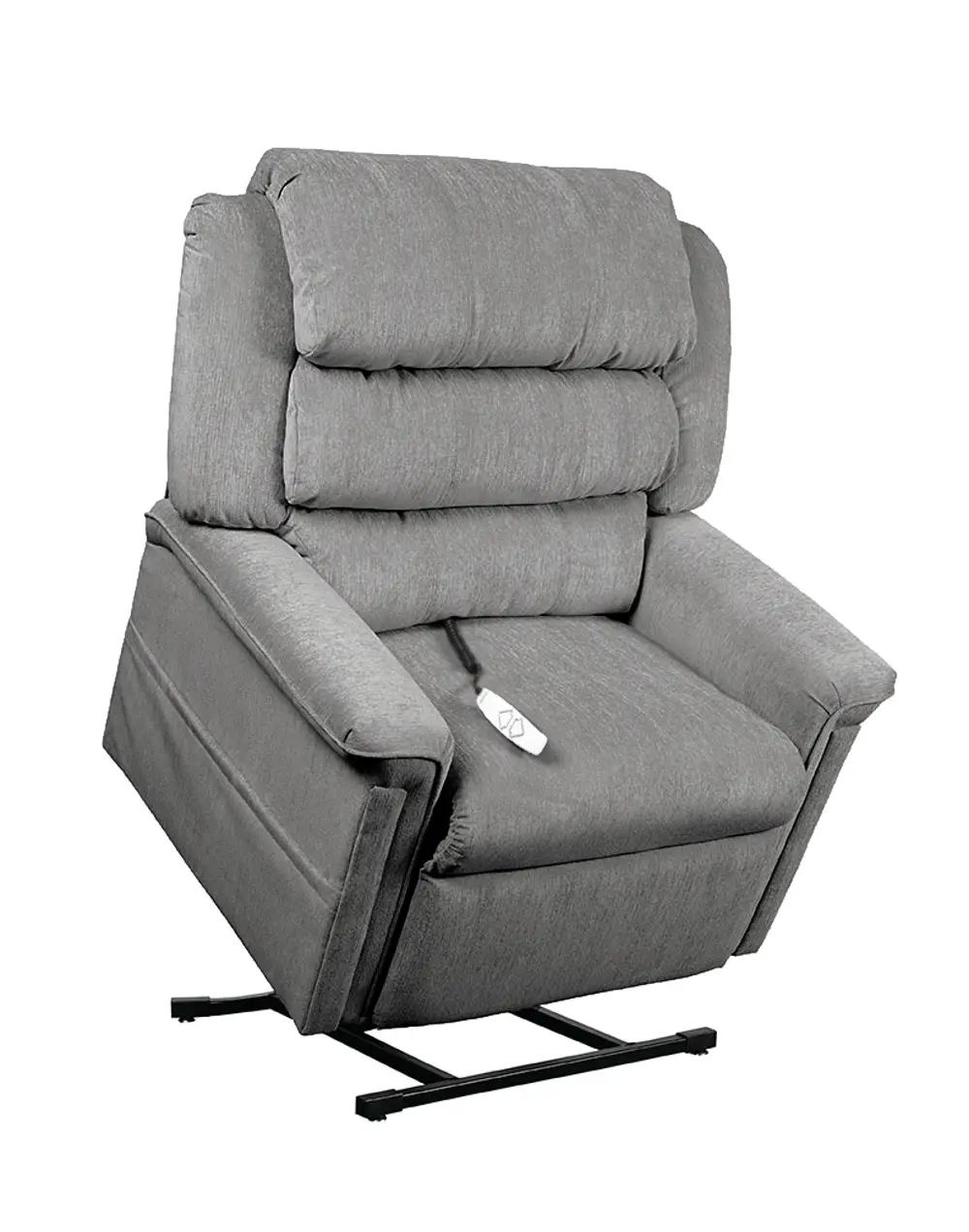Slate Gray Reclining Lift Chair-1