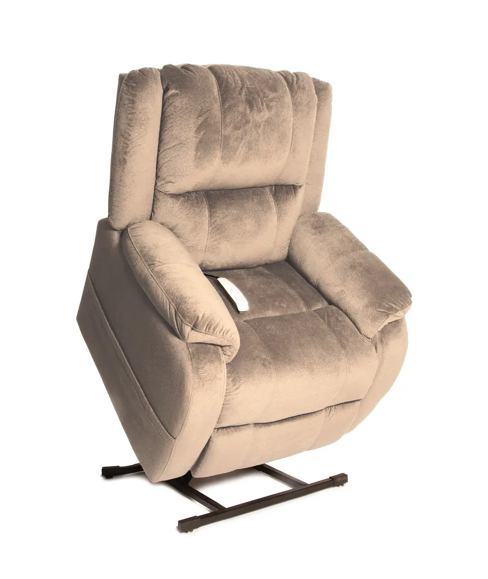 Taupe Chaise Power Reclining Lift Chair-1