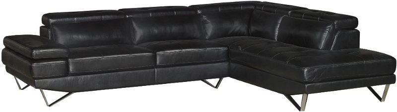 Modern Black 2 Piece Sectional Sofa Liberty Rc Willey Furniture Modern Black 2 Piece Sectional Sofa Liberty
