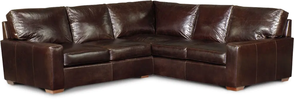 Mayfair 3-Piece Leather Sectional-1