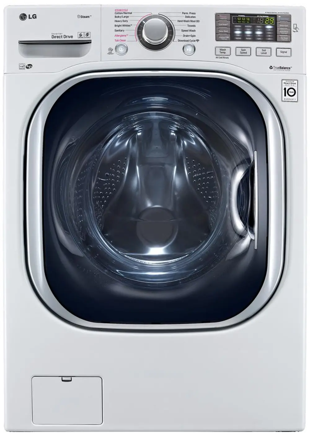 WM4370HWA LG Front Load Washer - 4.5 cu. ft. White-1