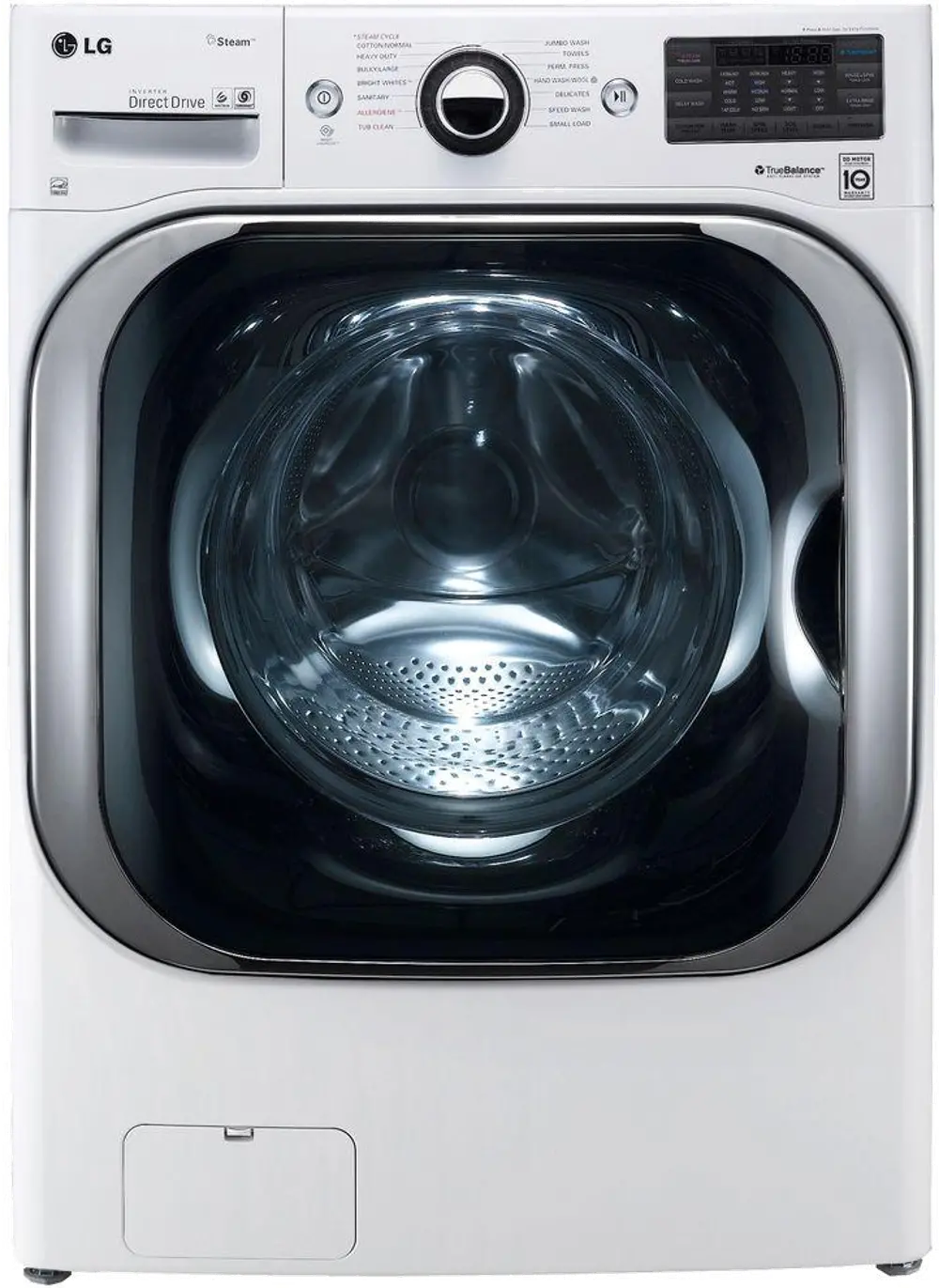 WM8100HWA LG Front Load Washer -  5.2 cu. ft. White-1
