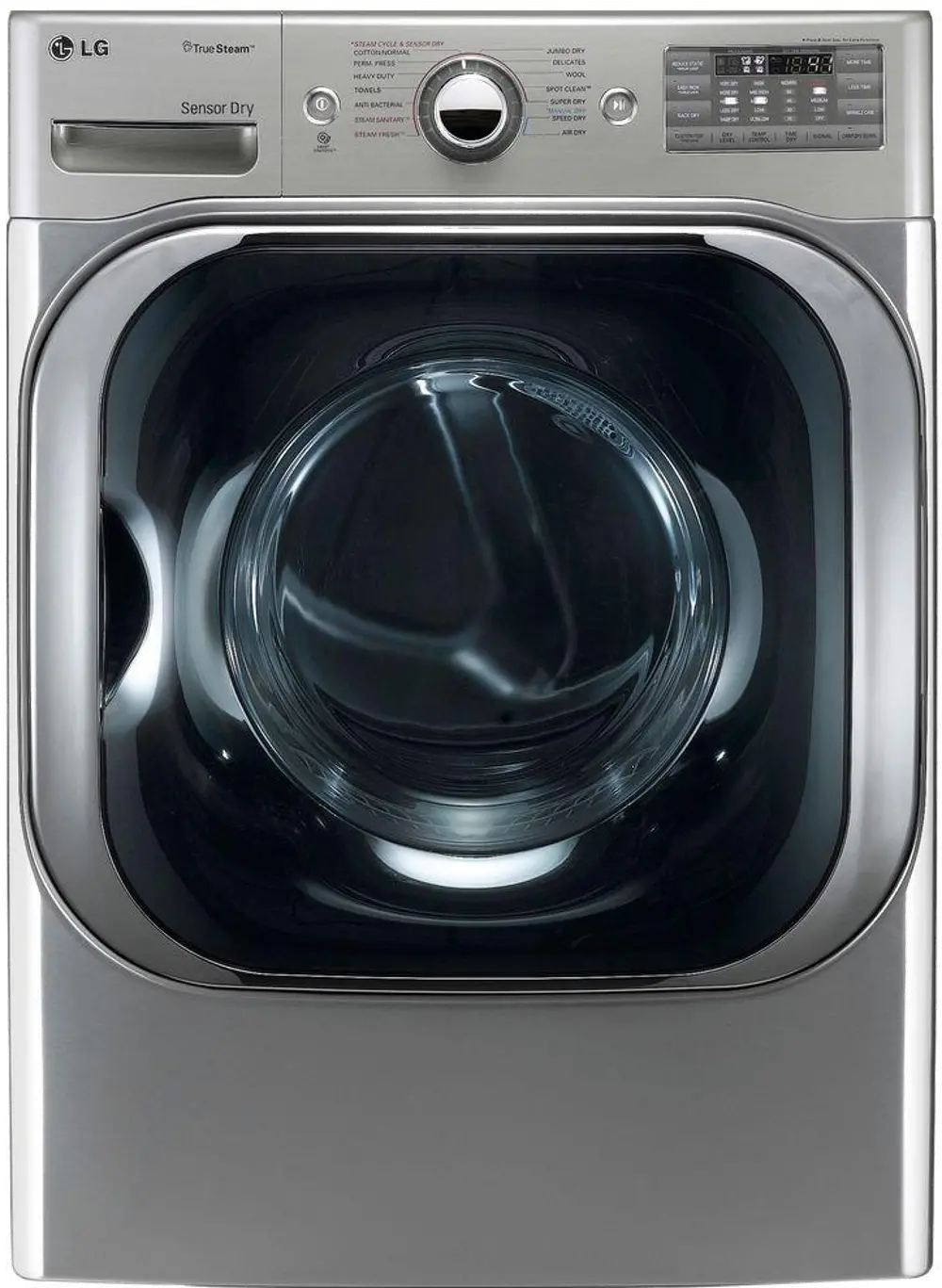 DLEX8100V LG Electric Dryer with Steam Technology - 9.0 cu. ft. Graphite Steel-1
