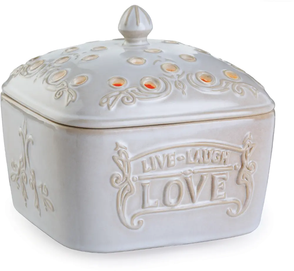 Live Laugh Love Candle Aire Fan Fragrance Warmer - Candle Warmers-1