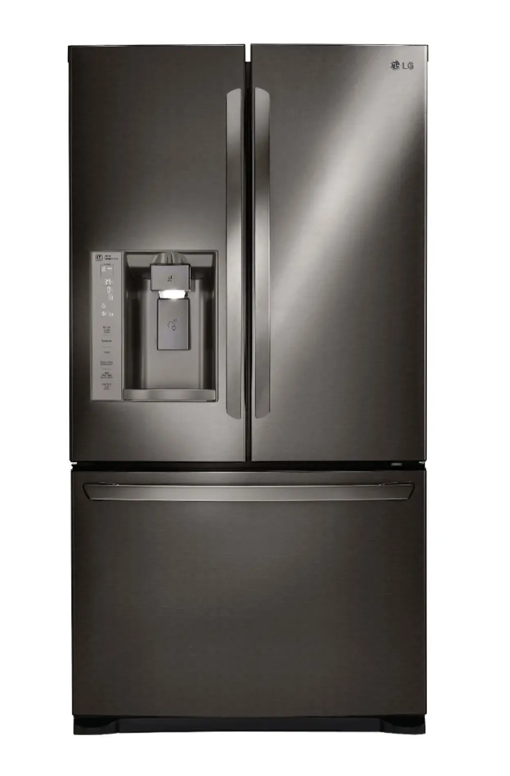 LFX28968D LG Black Stainless Steel French Door Refrigerator - 36 Inch-1
